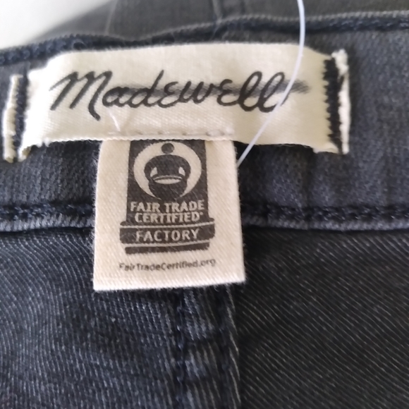 MADEWELL 10" HIGH-RISE SKINNY JEAN WITH MAGIC POCKETS NWT RAW HEM FAIR TRADE - Picture 8 of 11